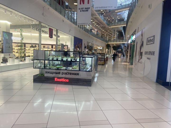 Аренда островка в ТЦ Авиапарк от 8 до 20 кв.м