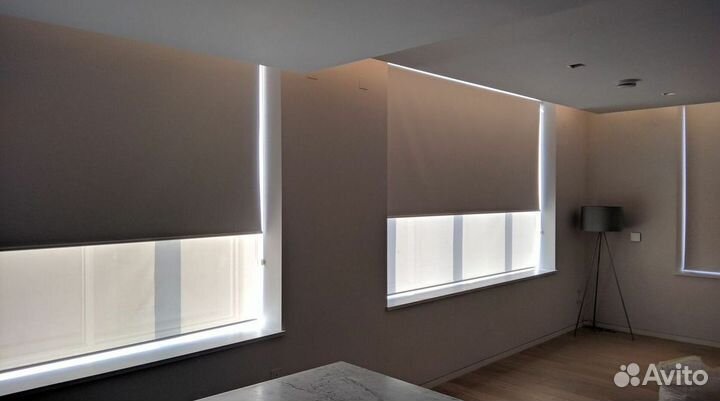 Рулонные шторы на окна и балкон