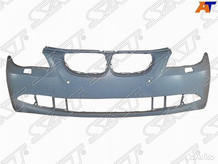 Бампер передний BMW E60 03-07 с отверстиями под ом