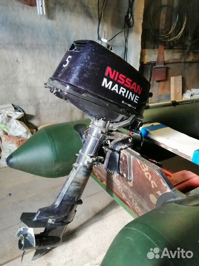 Лодка пвх аква 2800 с мотором nissan marine 5.5