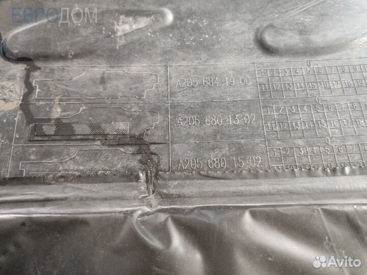 Защита днища правая mercedes W205 s1128854