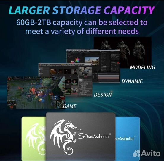 Жёсткий диск 512 гб SATA 3 новый