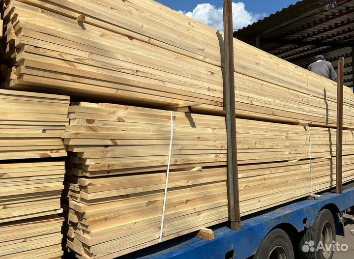 Брус обрезной 100х200х6000мм от производителя