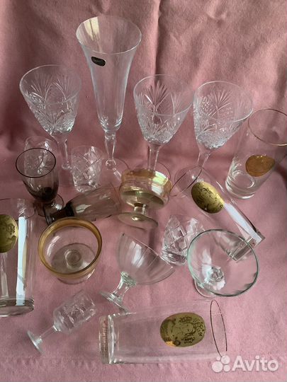 Лафитники фужеры рюмки СССР