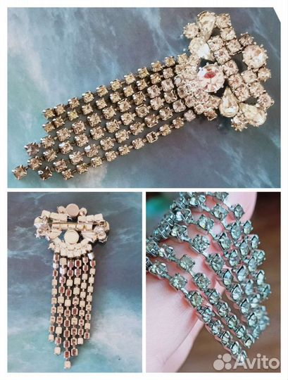 Бусы, бусины, бисер, броши, кольцо винтаж, ретро