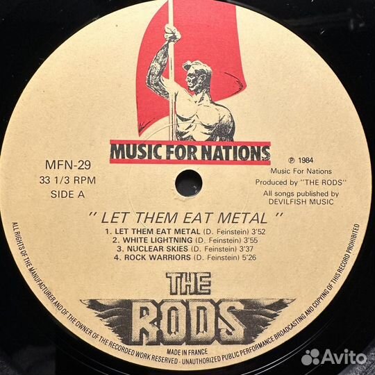 The Rods – Let Them Eat Metal (Франция 1984г.)