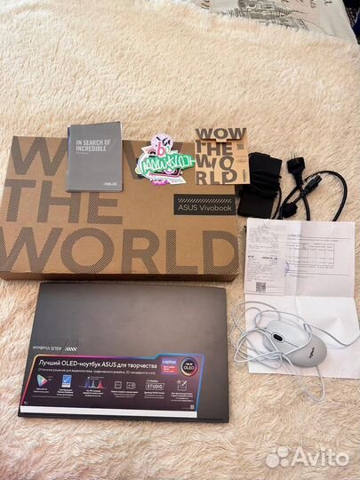 Ноутбук asus vivobook pro 15/ ryzen 5800 / RTX3050