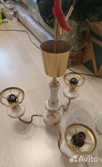 Люстра бу СССР и плафоны