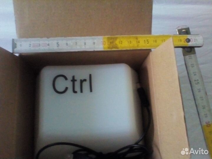 Светильник ночник в виде кнопки клавиатуры