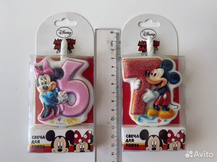 Свечки для торта Disney