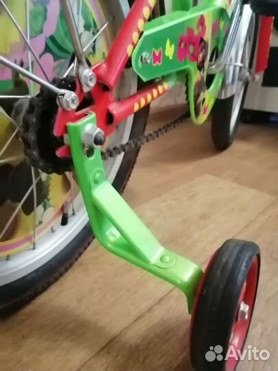 Велосипед 16 дюймов, 2 (4) колесный