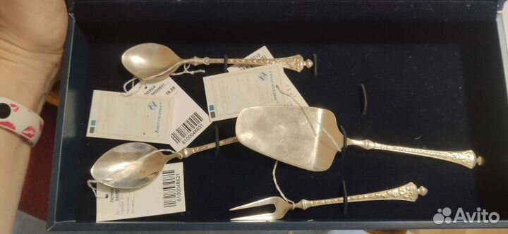 Серебряный чайный набор