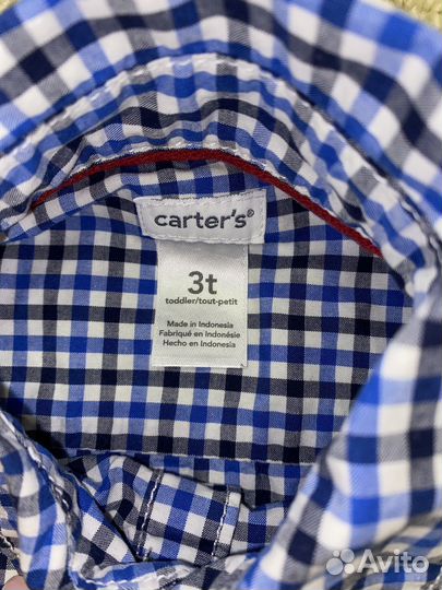 Рубашка для мальчика carters 3t