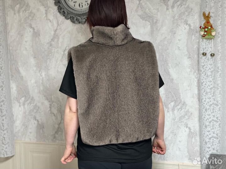 Манишка из экомеха