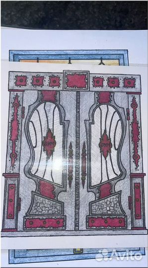 Ворота художественная ковка