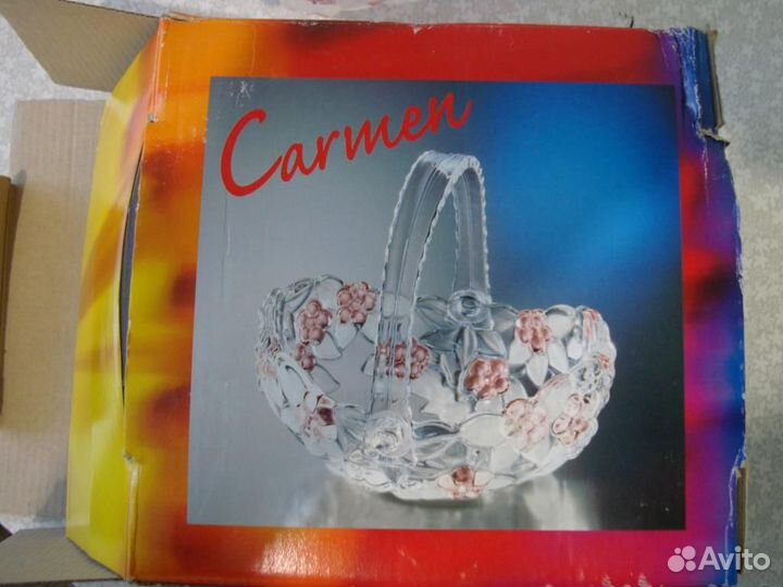 Корзинка стеклянная, Германия