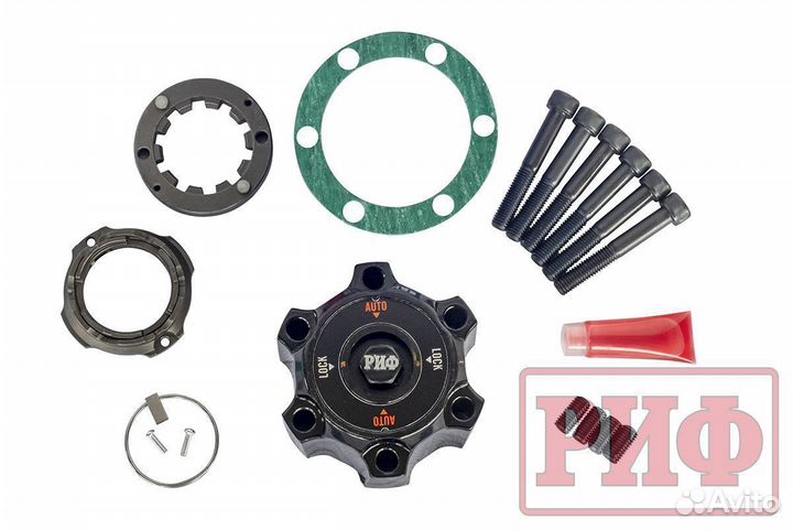 Хаб колесный автоматический УАЗ с руч. блокир. риф