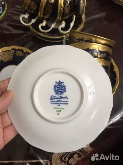 Чайный сервиз гдр веймар