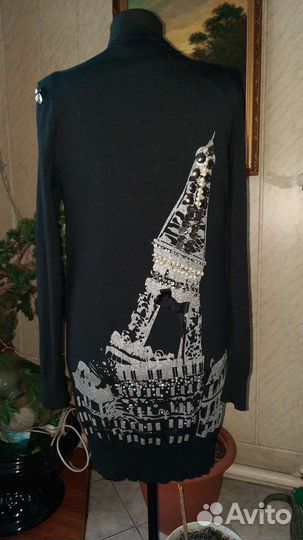 Эксклюзив. Декор камни/стразы/жемчуг р44-48