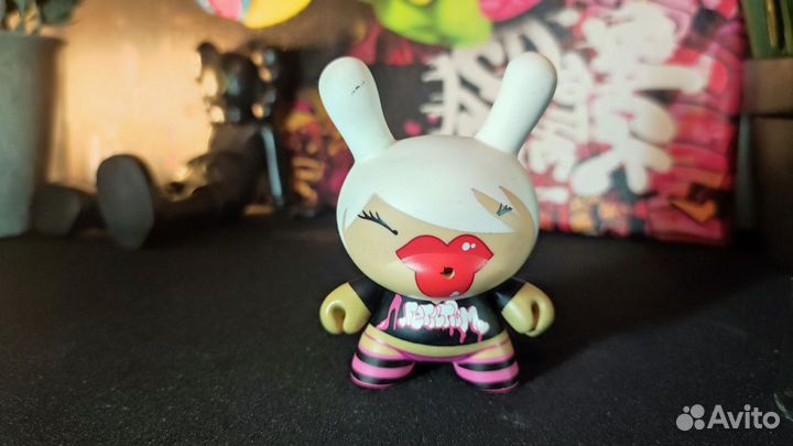 Kidrobot Dunny 2006 Tilt Bubble Love Bubblegum