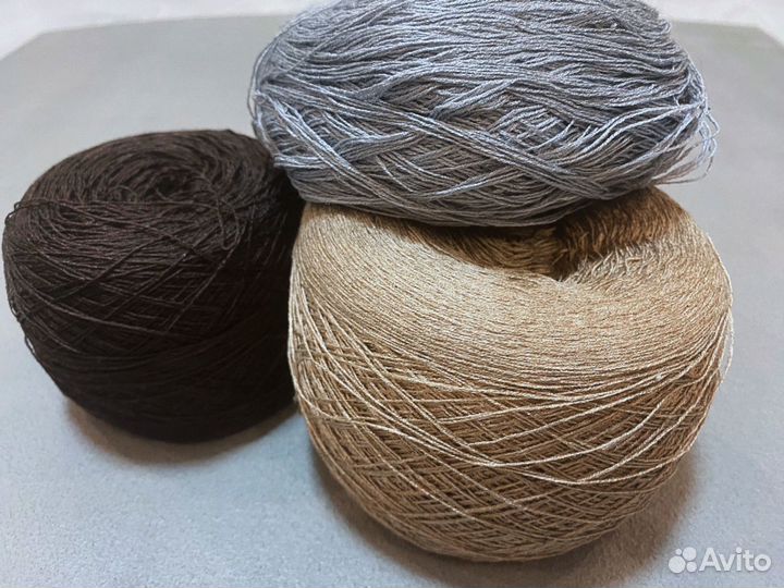 Бобинная пряжа Loro Piana, шелк, 2500м/100г