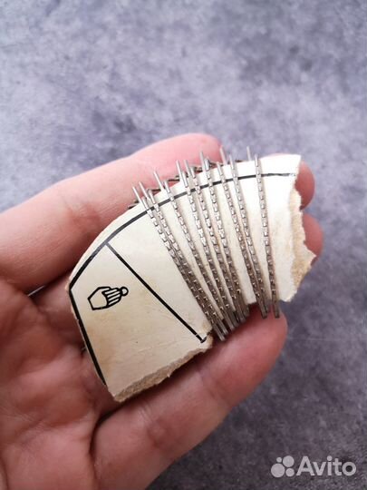 Зажим заколка для волос 15 шт. с застёжкой СССР