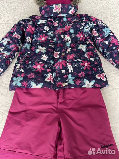 Зимний костюм для девочки 116