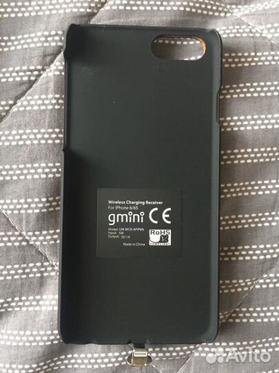 Чехол с беспроводной зарядкой iPhone 6/6s