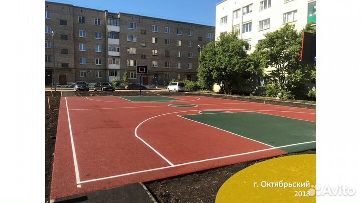 Покрытие из резиновой крошки