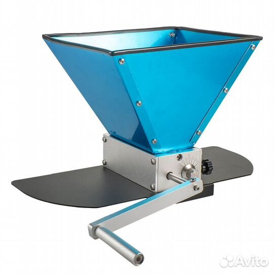 Мельница двухвальцовая (нерж. сталь) с подставкой