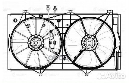 Э/вентилятор охл. LFK1908 luzar