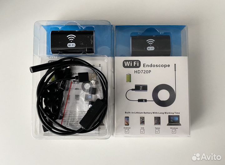 Эндоскоп WiFi HD720P/Новый