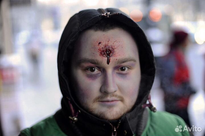 Грим на хэллоуин