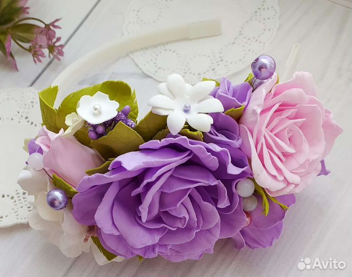 Ободок ручной работы