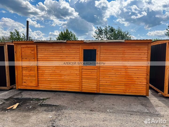 Бытовка деревянная утепленная с электрикой