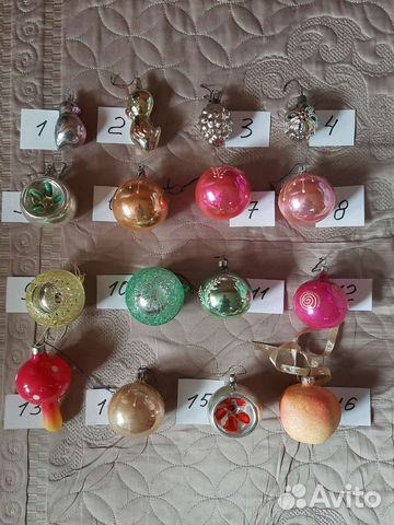 Советские елочные игрушки