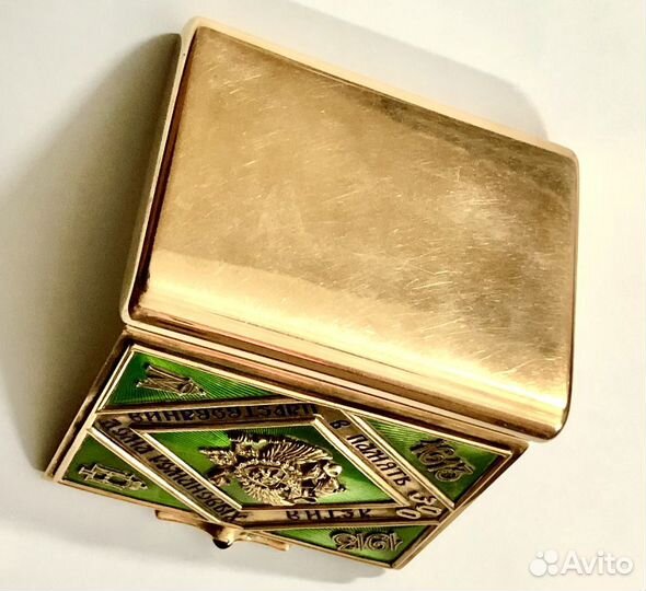 Портсигар золото 56 проба антик Царская Россия