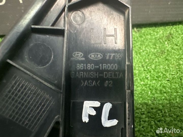 Накладка крыла треугольник передняя левая Hyundai