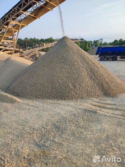 Щебень /песок с доставкой