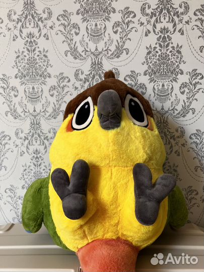 Попугай Кеша игрушка мягкая