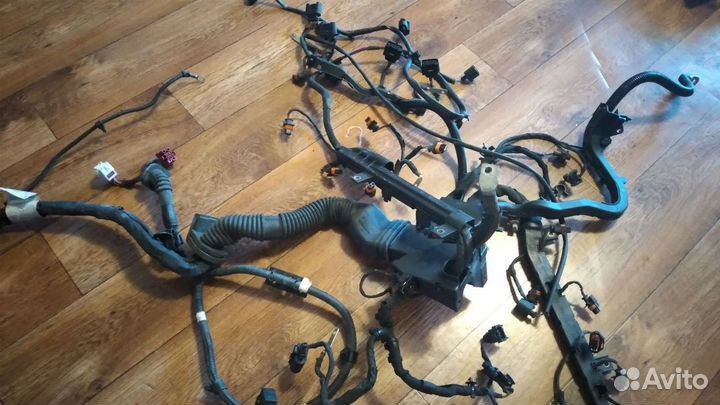 Проводка двигателя Porsche Cayenne