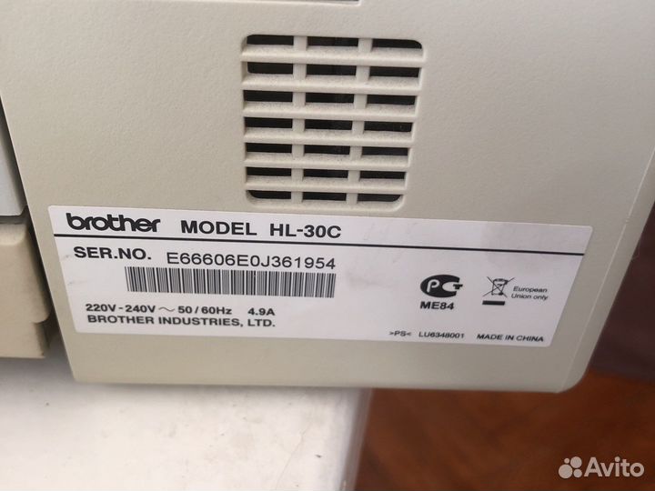 Цветной лазерный принтер brother HL-3040CN