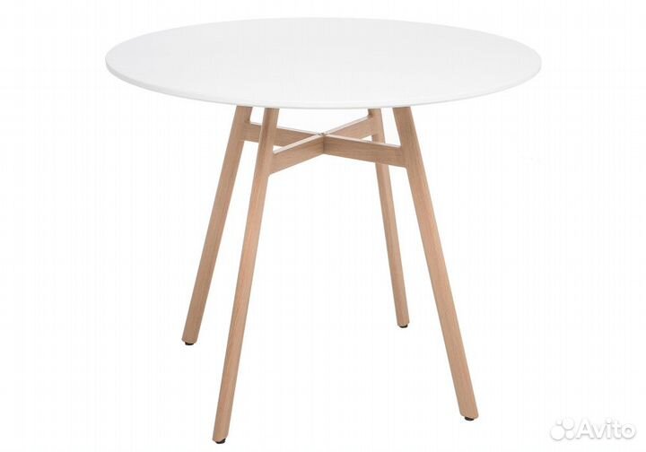 Обеденная группа Номиа 90 white - wood