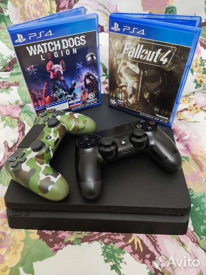 Sony PS4 slim 1000 GB + 452 игры