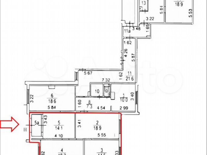 Продам торговое помещение, 61.6 м²