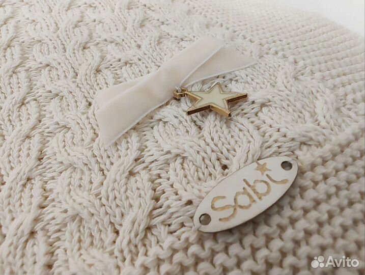 Плед для малыша, одеяло новое, вязаное