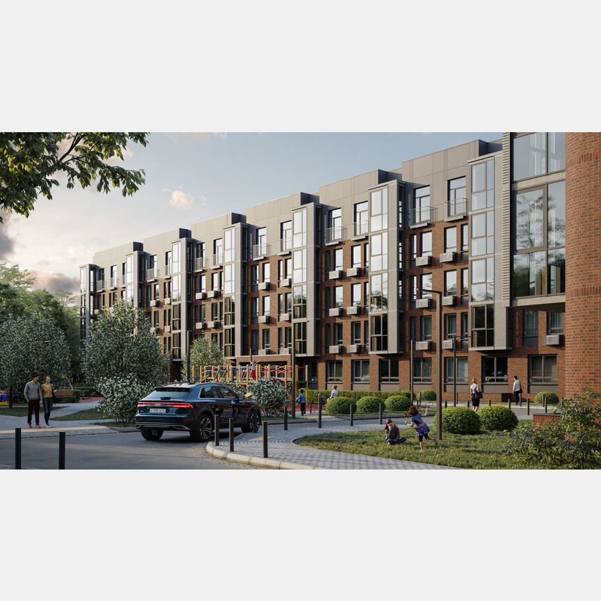 1-к. квартира, 49,7 м², 1/6 эт.