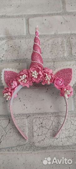 Ободок на голову с ушками