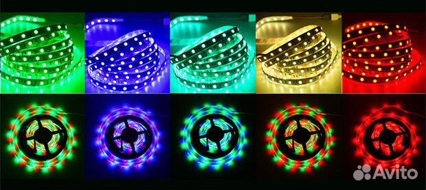 Светодиодная лента, термолента, адресная RGB