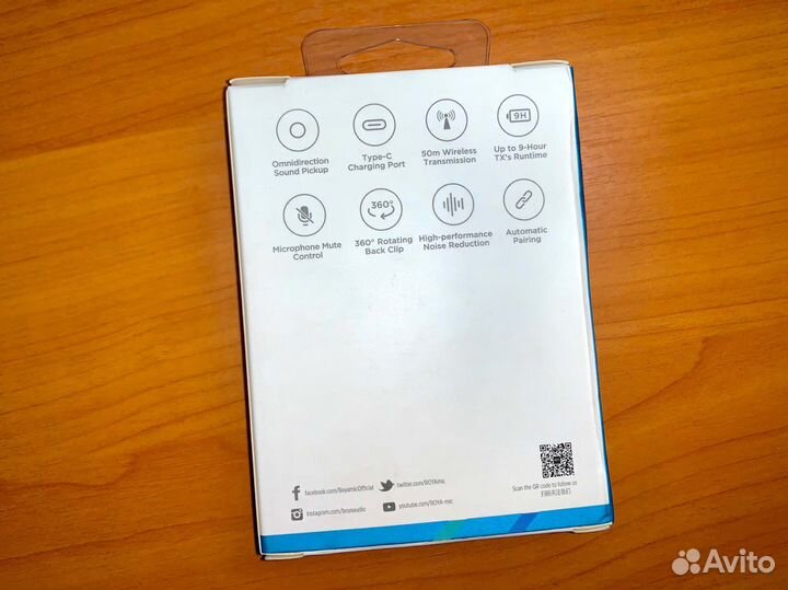 Беспроводной петличный микрофон Boya BY-V20